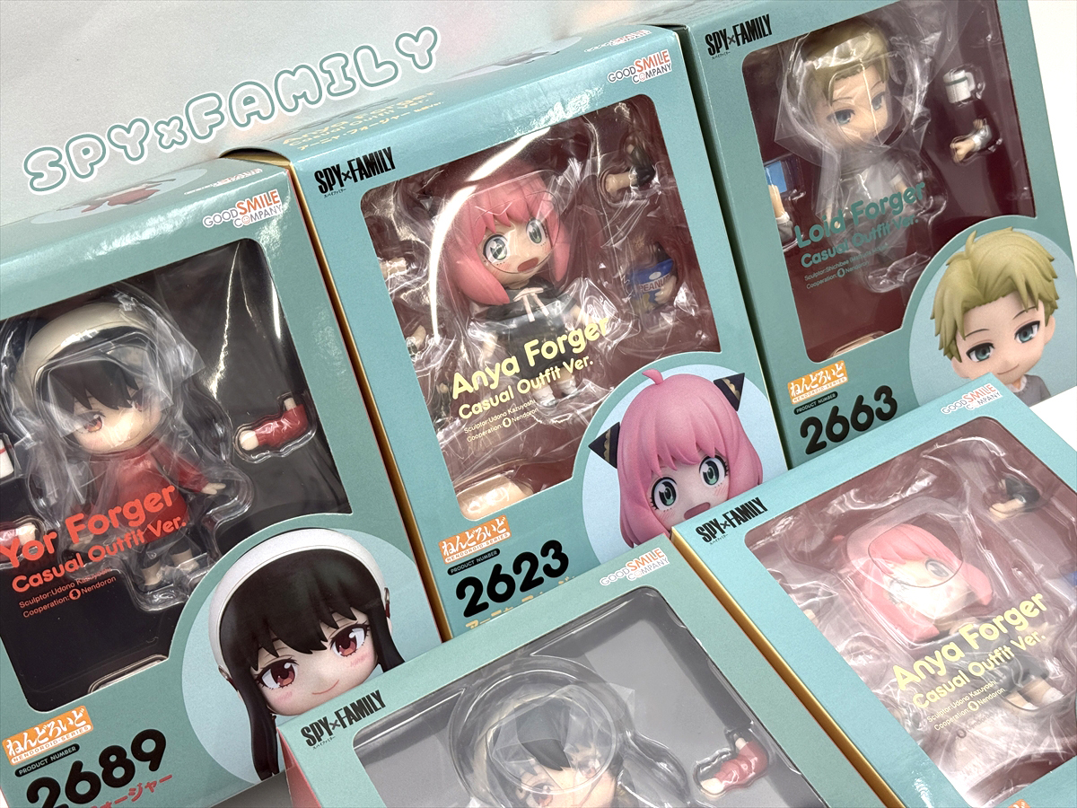 SPY×FAMILY ねんどろいど私服Ver. ロイド・ヨル・アーニャが登場！癒し 