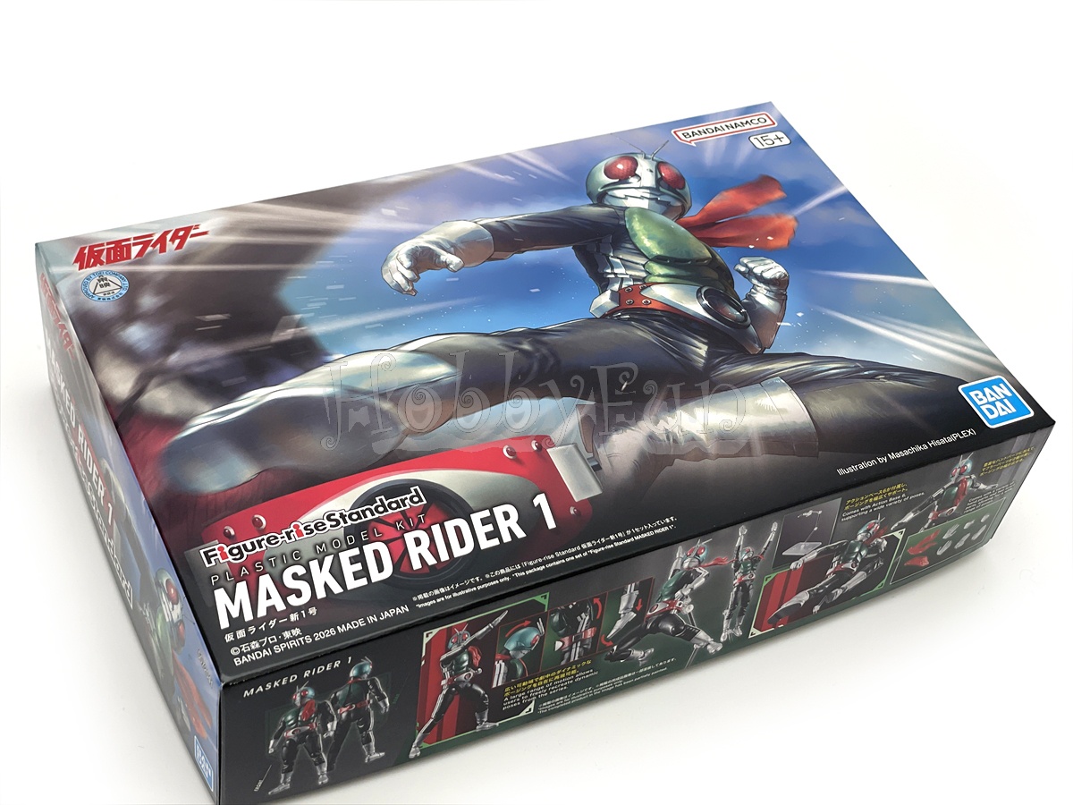 Figure-rise Standard 仮面ライダー新1号 プラモデル ： 可動と造形美 